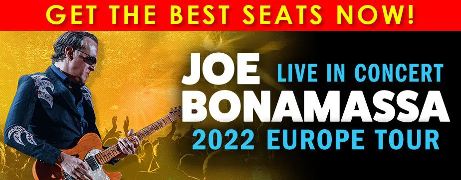 Joe Bonamassa Tour  Locations