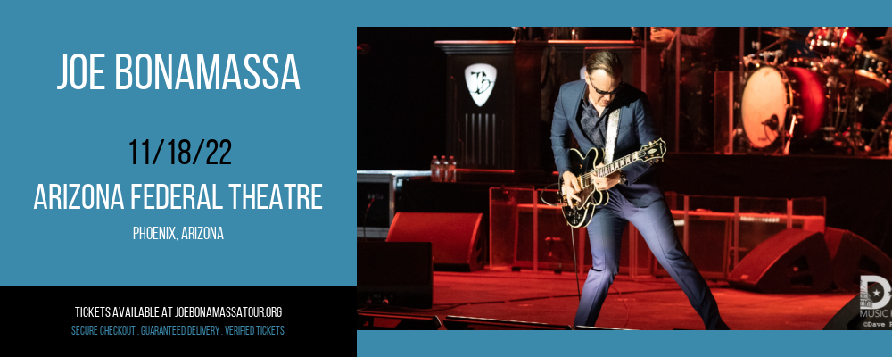 Joe Bonamassa at Joe Bonamassa Tour tickets Joe Bonamassa at Joe Bonamassa Tour