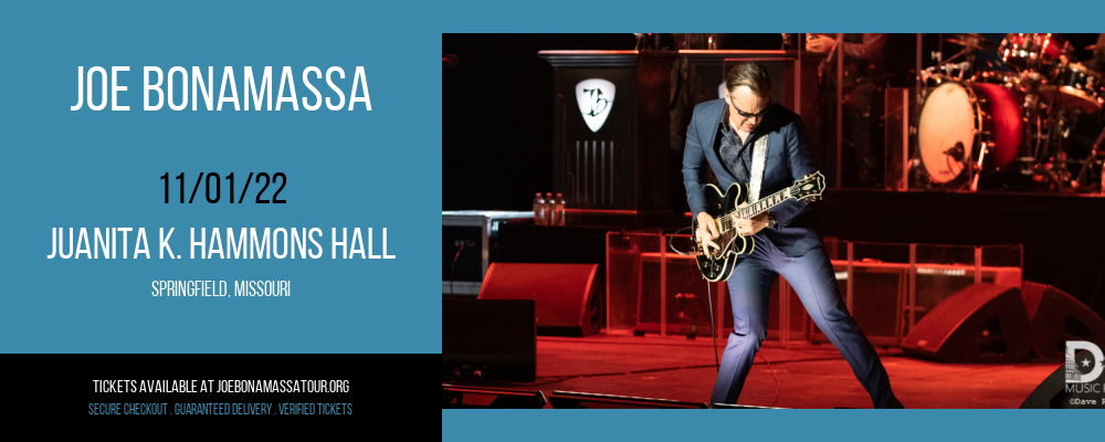 Joe Bonamassa at Joe Bonamassa Tour tickets Joe Bonamassa at Joe Bonamassa Tour