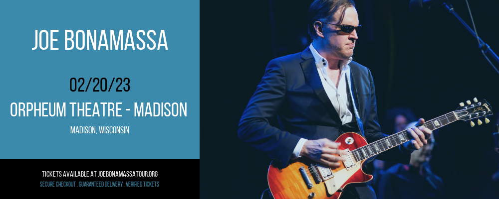 Joe Bonamassa at Joe Bonamassa Tour tickets Joe Bonamassa at Joe Bonamassa Tour