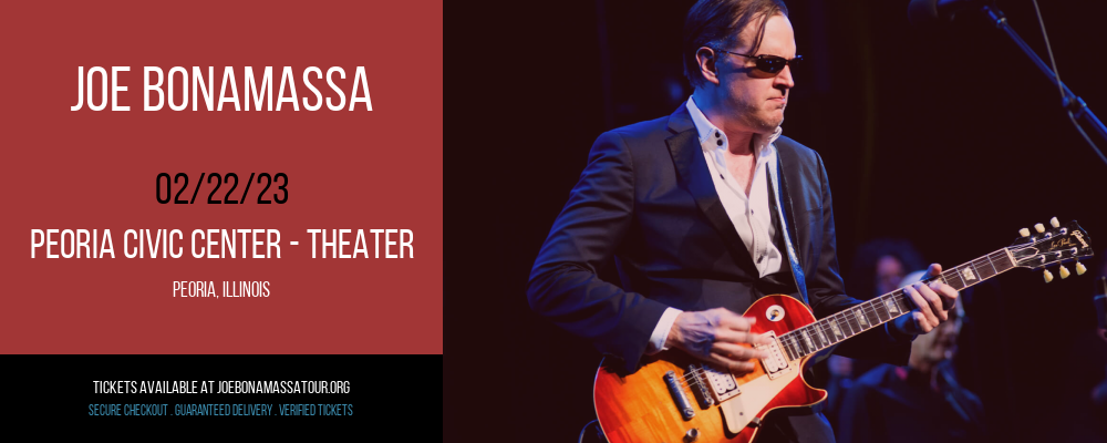 Joe Bonamassa at Joe Bonamassa Tour tickets Joe Bonamassa at Joe Bonamassa Tour