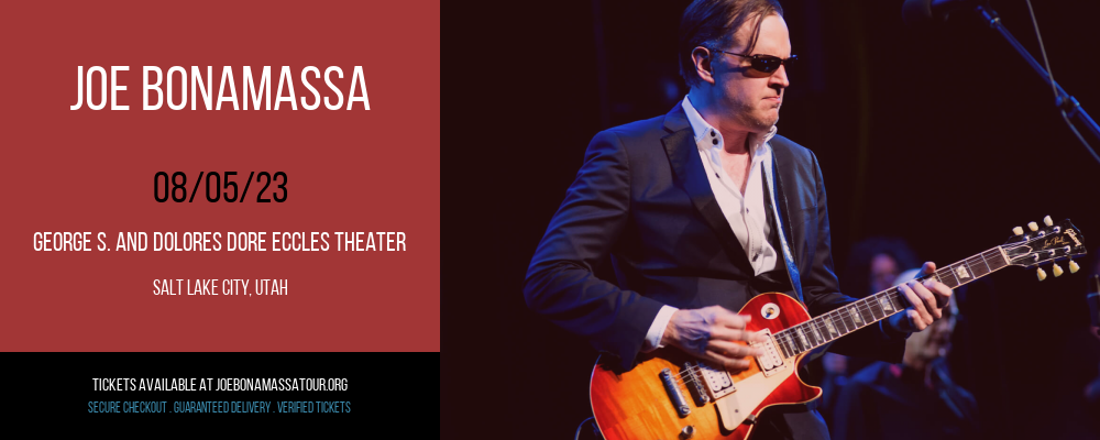 Joe Bonamassa at Joe Bonamassa Tour tickets Joe Bonamassa at Joe Bonamassa Tour