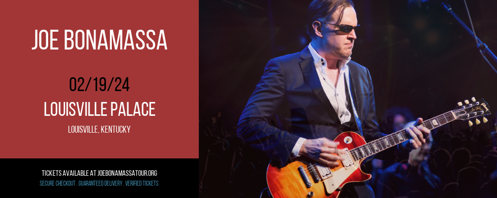 Joe Bonamassa at Louisville Palace at Louisville Palace