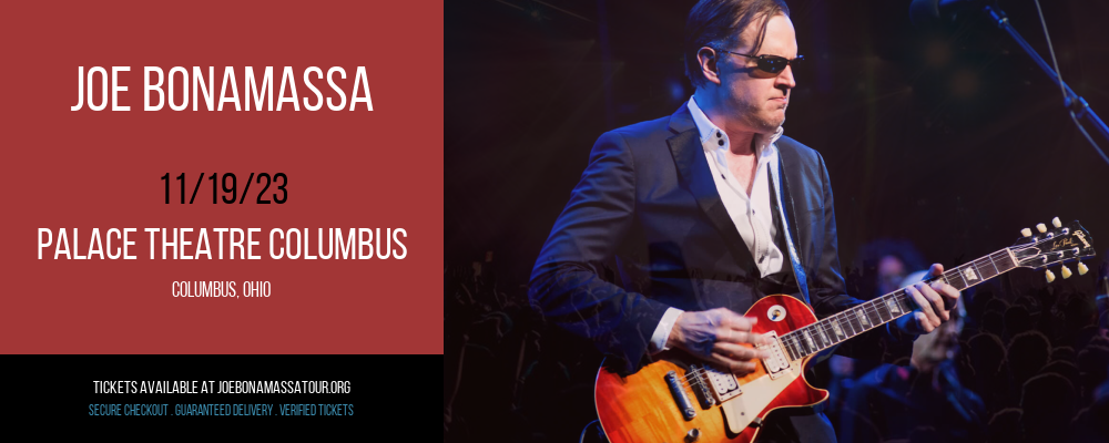 Joe Bonamassa at Palace Theatre Columbus at Palace Theatre Columbus