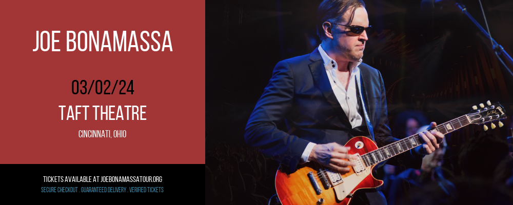 Joe Bonamassa at Taft Theatre at Taft Theatre