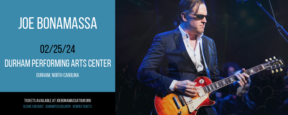 Joe Bonamassa at Durham Performing Arts Center at Durham Performing Arts Center